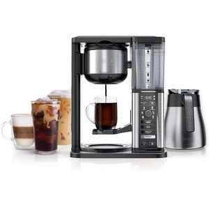 Ninja Specialty Coffee Maker with Fold-Away Frother & Glass Carafe CM407